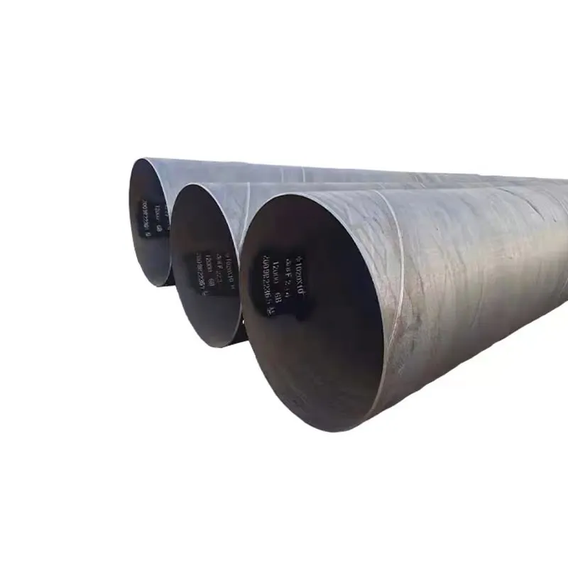 Q235B spiral Qiral welded steel pipe for water oil and gas Ssaw steel pipeline large diameter dn1200